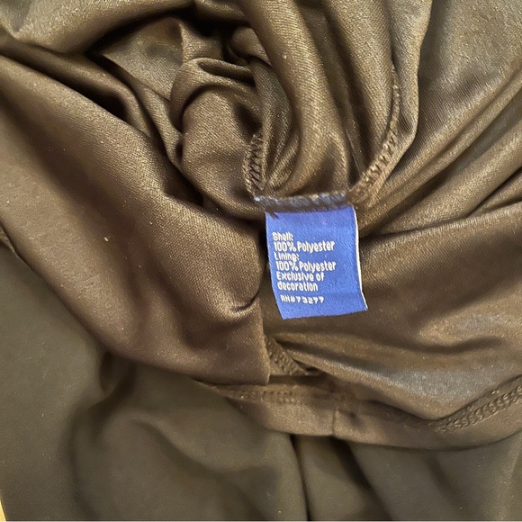 Apt. 9 Black Sleeveless Shirt V-Neck Tank Mini Dress Waist Tie Pockets sz Small - Picture 6 of 6